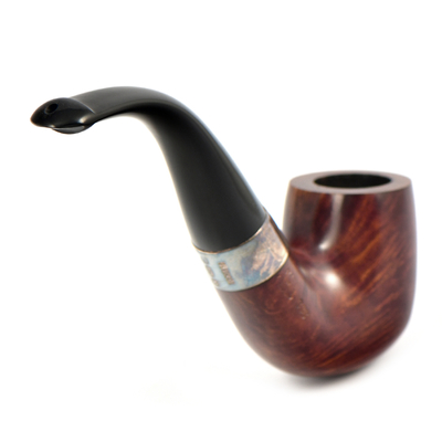 Курительная трубка Peterson Kildare 338 Silver P-Lip, 9 мм