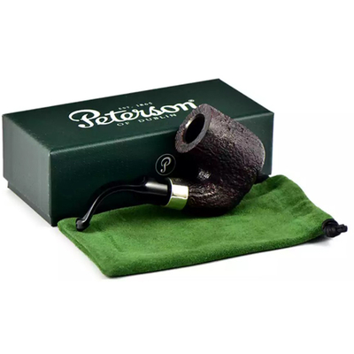 Курительная трубка Peterson Pub pipe Sandblast P-Lip, 9 мм