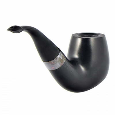 Курительная трубка Peterson Sherlock Holmes - Ebony - Professor P-Lip, без фильтра