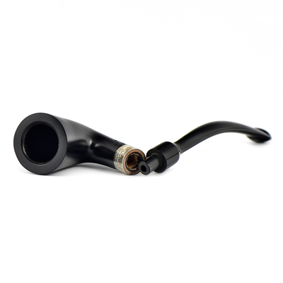 Курительная трубка Peterson Speciality Pipes - Calabash - Ebony Silver Mounted, без фильтра