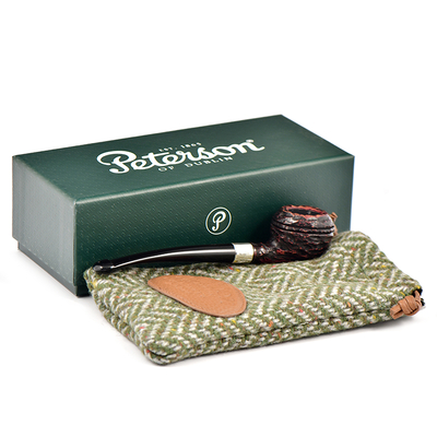 Курительная трубка Peterson St. Patricks Day 2025 - Rustic 411 P-Lip, без фильтра