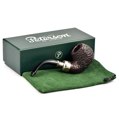 Курительная трубка Peterson System Spigot - Rusticated 302 P-lip, без фильтра