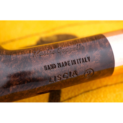 Курительная трубка SER JACOPO Mastro Geppetto Silver, без фильтра G971-1