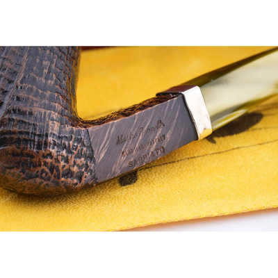 Курительная трубка SER JACOPO Mastro Geppetto Blast-Silver, 9 мм G141