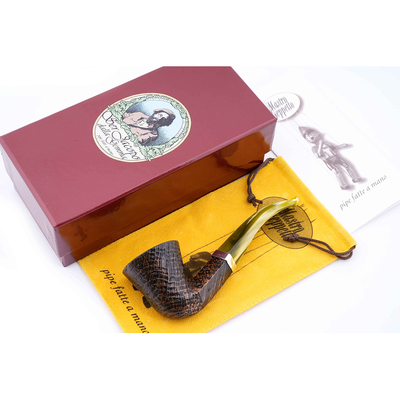 Курительная трубка SER JACOPO Mastro Geppetto Blast-Silver, 9 мм G141