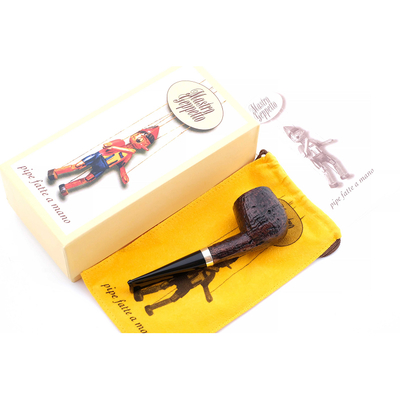 Курительная трубка SER JACOPO Mastro Geppetto Blast Silver, 9 мм G631-1