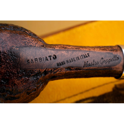 Курительная трубка SER JACOPO Mastro Geppetto Blast Silver, 9 мм G631-1