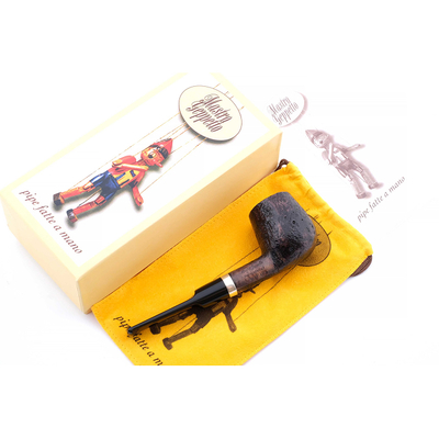 Курительная трубка SER JACOPO Mastro Geppetto Blast Silver, 9 мм G631-2