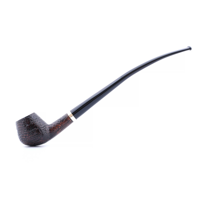 Курительная трубка SER JACOPO Mastro Geppetto Churchwarden Blast Silver, 9 мм G071-1