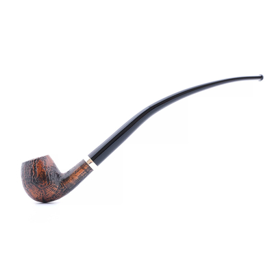 Курительная трубка SER JACOPO Mastro Geppetto Churchwarden Blast Silver, 9 мм G071-2