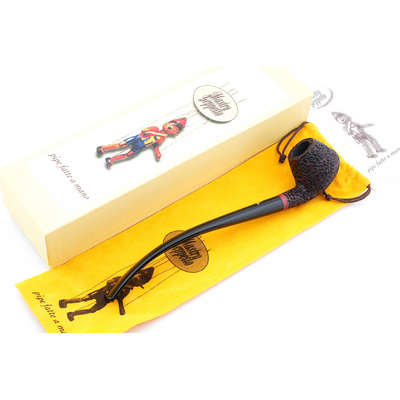 Курительная трубка SER JACOPO Mastro Geppetto Churchwarden Rustic, 9 мм G821-1