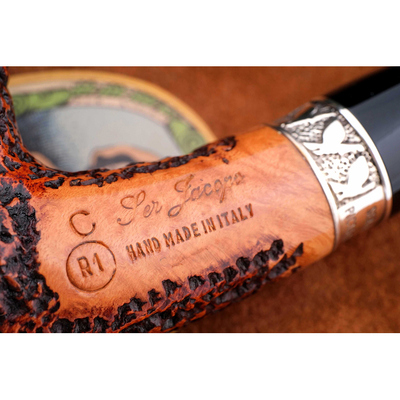 Курительная трубка SER JACOPO Picta Magritte N10 в шкатулке, 9 мм S603-1