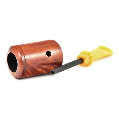 Курительная трубка Volkan Pipe - One Mixed Finishing - 026, без фильтра