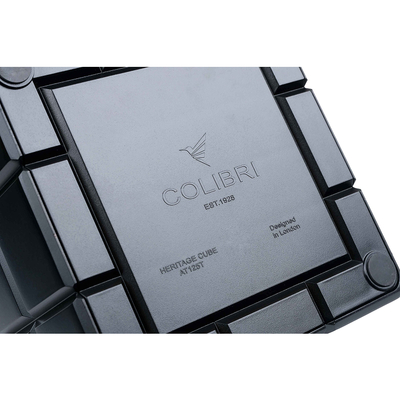 Пепельница Colibri Heritage Cube, Черный лак AT125T1