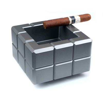 Пепельница Colibri Heritage Cube, Оружейная сталь AT125T3