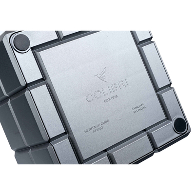 Пепельница Colibri Heritage Cube, Оружейная сталь AT125T3