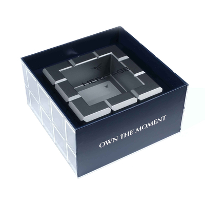 Пепельница Colibri Heritage Cube, Оружейная сталь AT125T3