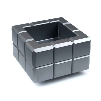 Пепельница Colibri Heritage Cube, Оружейная сталь AT125T3