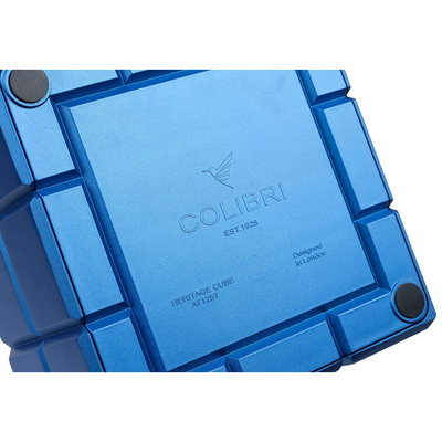 Пепельница Colibri Heritage Cube, Синий лак Navy AT125T4