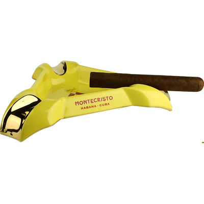 Пепельница фарфоровая Montecristo на 3 сигары