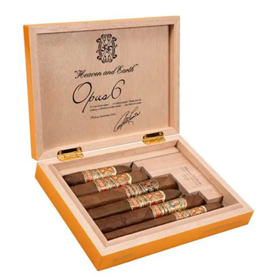 Подарочный набор Подарочный набор сигар Arturo Fuente FFOX Fuente Fuente Opus X 6 Set Cigars Yellow