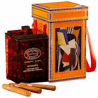 Подарочный набор Подарочный набор сигар Partagas Shorts Vintage 2007 Art Nouveau Series