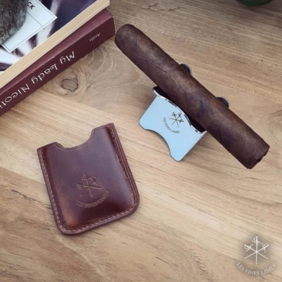 Подставка под сигару Tan Leather Cigar Stand (Бронза)