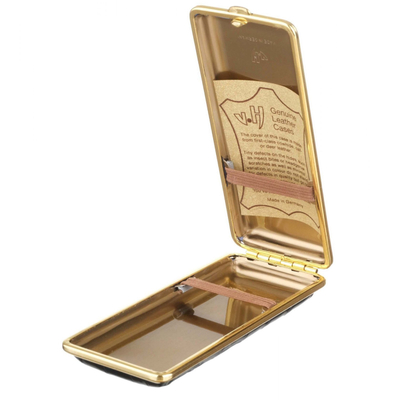 Портсигар Stoll на 14 сигарет, натуральная кожа, Крокодил C13-4