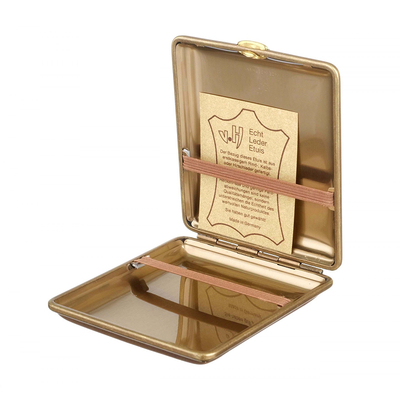 Портсигар Stoll на 18 сигарет, натуральная буйволиная кожа C24