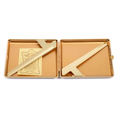 Портсигар Stoll на 26 сигарет, натуральная кожа, Олень C20-2