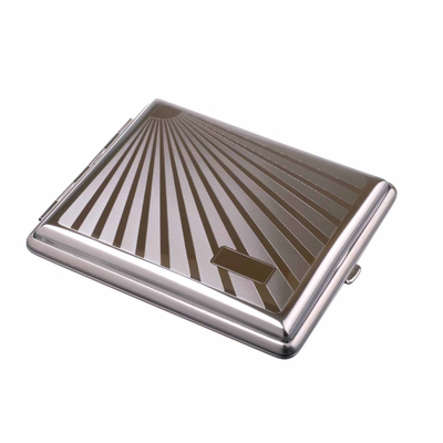 Портсигар Stoll на 26 сигарет, нержавеющая сталь C42