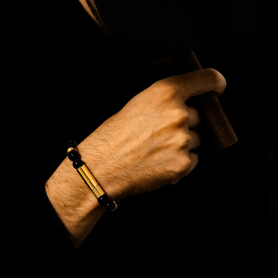 Пробойник-браслет Oscuro Gold Ring Elastic арт. BP202001