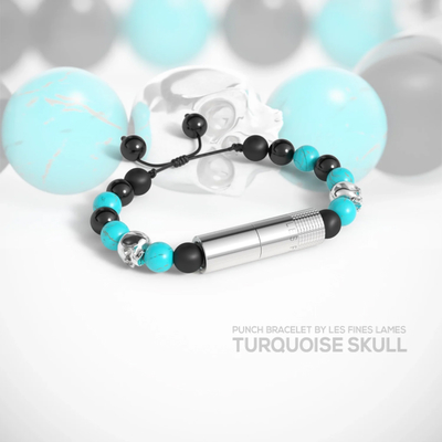 Пробойник-браслет Turquoise Skull арт. BP3133020