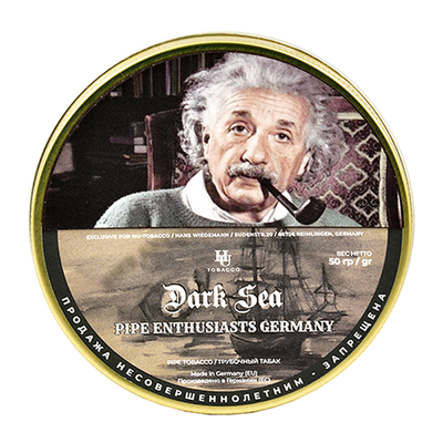 Трубочный табак HU-Tobacco - Pipe Enthusiasts Germany - Dark Sea 50 гр.
