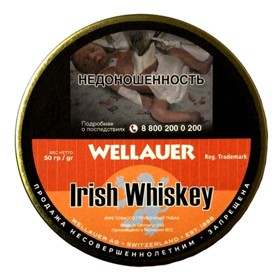 Трубочный табак Wellauer - Irish Whiskey (50 гр)
