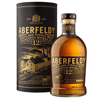 Виски Aberfeldy 12 Years Old, in tube, 0.7 л.