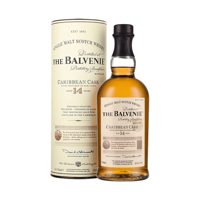 Виски Balvenie Caribbean Cask 14 Years Old, 0.7 л.