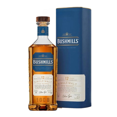 Виски Bushmills 12 Years Old Single Malt, in tube, 0.7 л.