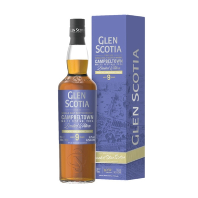 Виски Glen Scotia 9 Years Old Unpeated Fino Sherry Finish, 0.7 л.