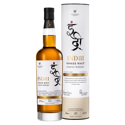 Виски Indri Trini Three Wood Single Malt, 0.7 л.