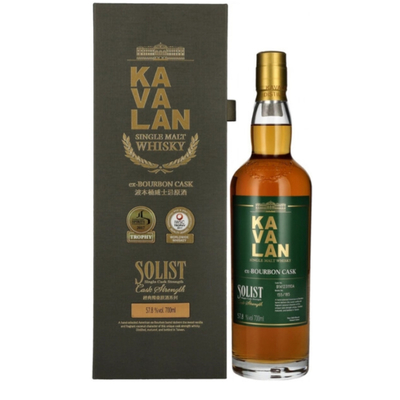 Виски Kavalan Solist Ex-Bourbon Cask (57,8%), gift box, 0.7 л.