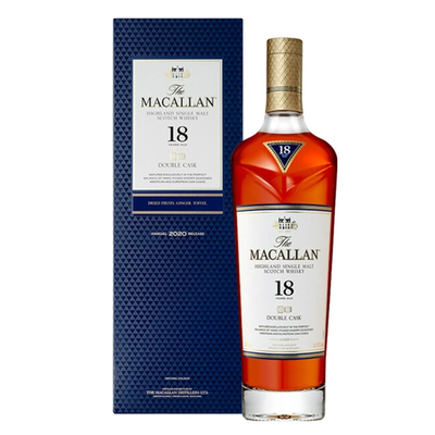 Виски Macallan Double Cask 18 Years Old, 0.7 л.