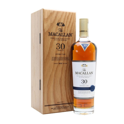 Виски Macallan Double Cask 30 Years Old, wooden box, 0.7 л.