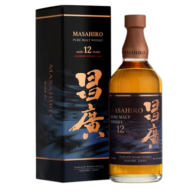 Виски Masahiro Pure Malt 12 Years Old, 0.7 л.