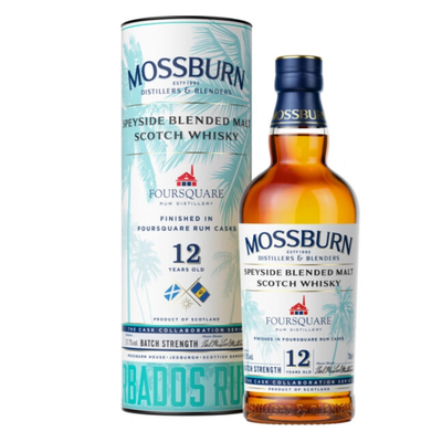 Виски Mossburn Speyside Blended Malt Foursquare Rum Casks 12 Years Old, 0.7 л.