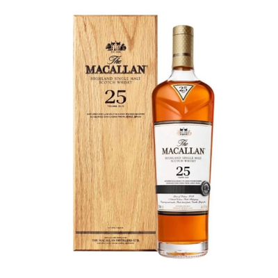 Виски The Macallan 25 Year Sherry Oak, wooden box, 0.7 л.