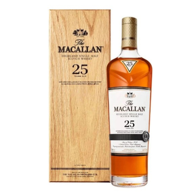 Виски The Macallan 25 Year Sherry Oak, wooden box, 0.7 л.