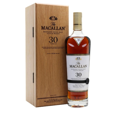 Виски The Macallan 30 Year Old Sherry Oak, wooden box, 0.7 л.