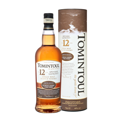 Виски Tomintoul Seiridh Speyside Glenlivet Oloroso Sherry Cask Single Malt Scotch, 0.7 л.