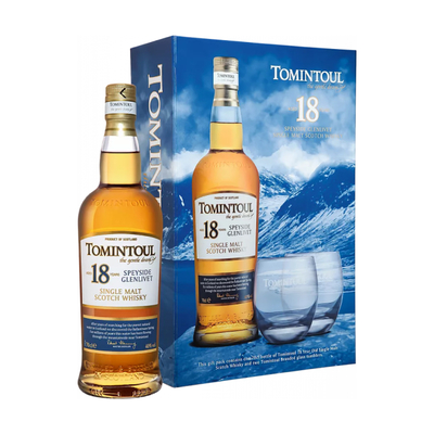 Виски Tomintoul Speyside Glenlivet Single Malt Whisky 18 Years Old, 0,7 л.